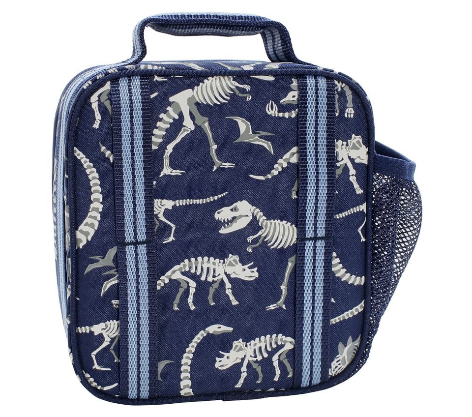 Mackenzie Navy Dino Bones Glow-in-the-Dark Lunch Boxes
