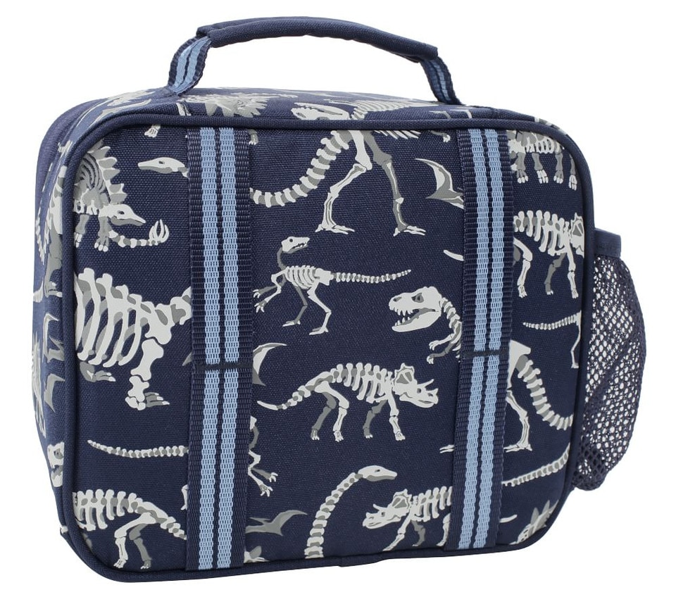 Mackenzie Navy Dino Bones Glow-in-the-Dark Lunch Boxes