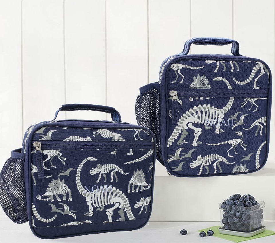 Mackenzie Navy Dino Bones Glow-in-the-Dark Lunch Boxes