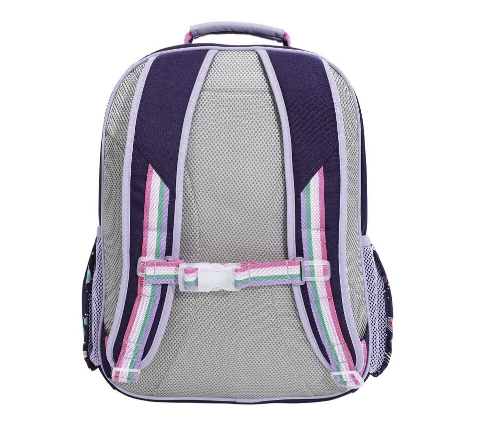 Mackenzie Rainbow Heart Galaxy Glow-in-the-Dark Backpacks