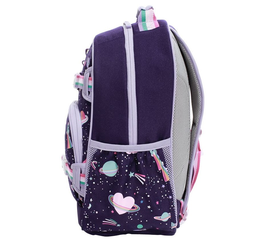 Mackenzie Rainbow Heart Galaxy Glow-in-the-Dark Backpacks