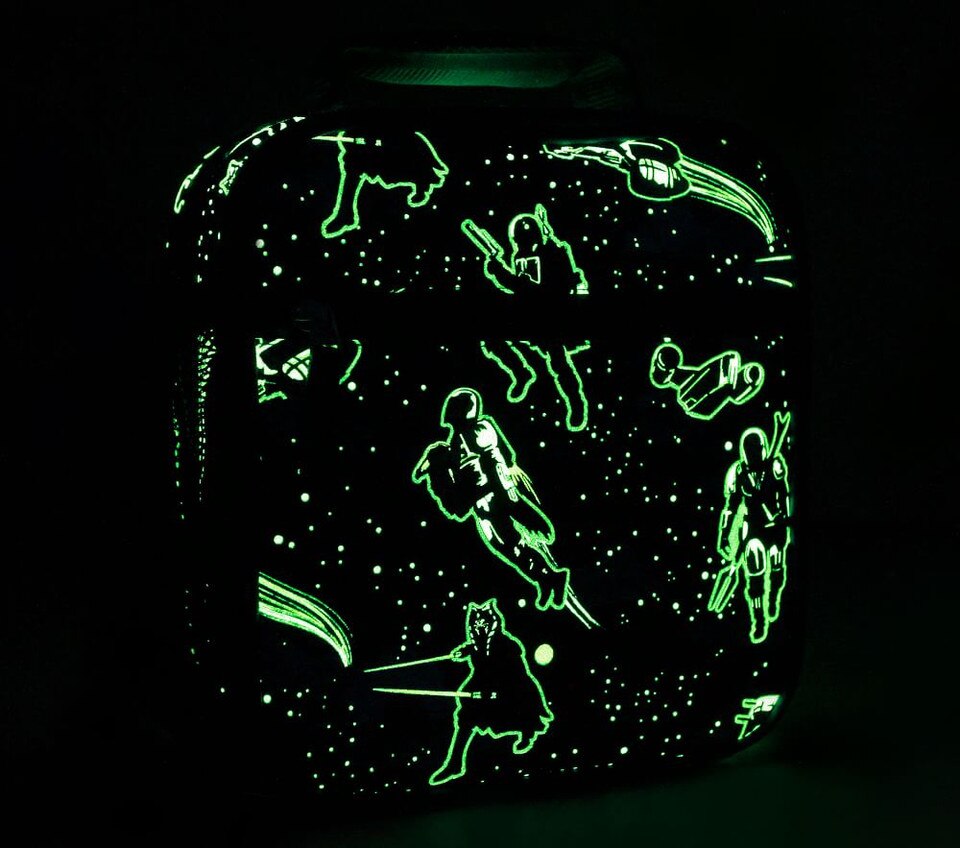 Mackenzie The Mandalorian™ Glow-in-the-Dark Lunch Boxes