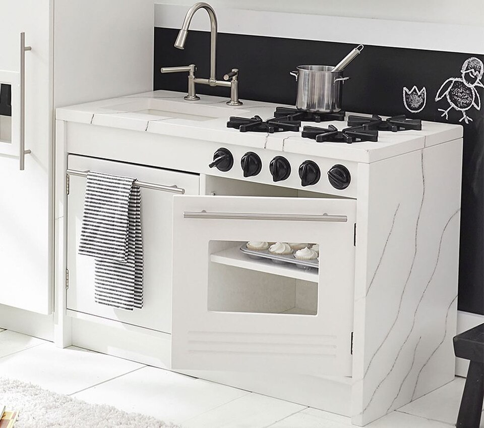 Marble Kitchen Play Sink & Stove