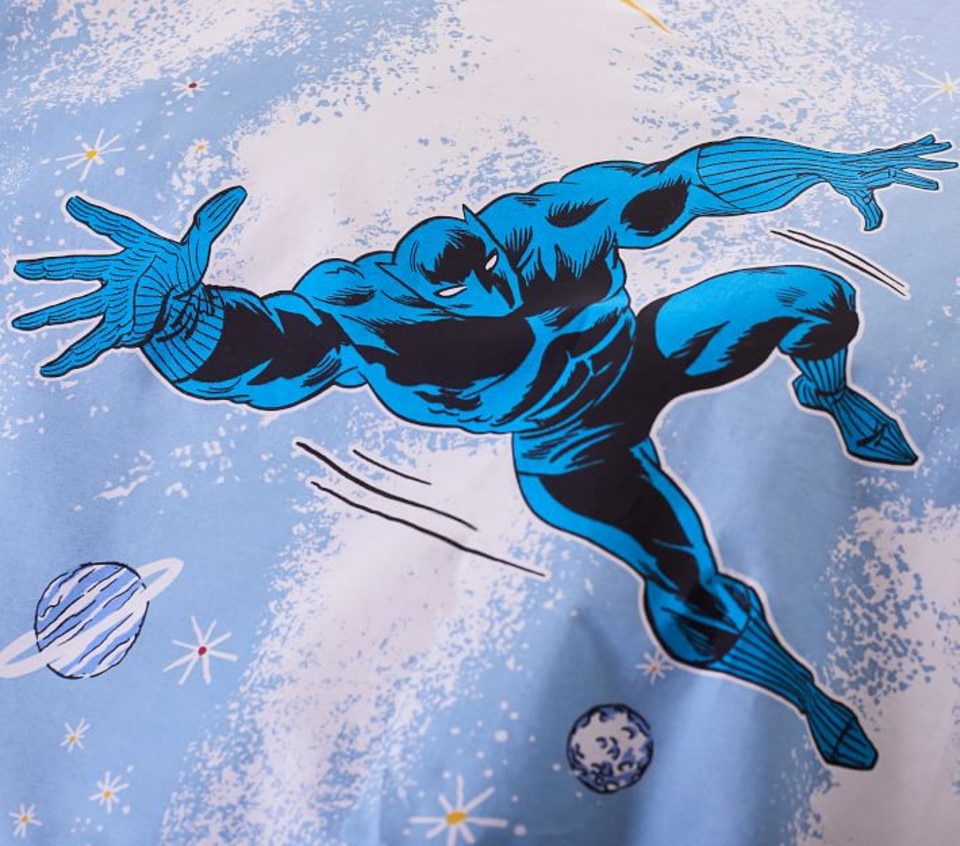 Glow-In-The-Dark Marvel Heroes Duvet Cover & Pillowcases