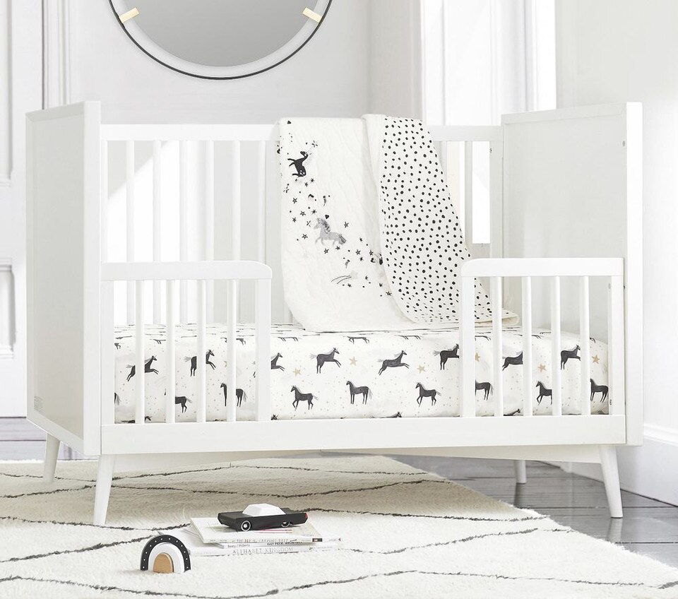 west elm x pbk Mid-Century Convertible Cot