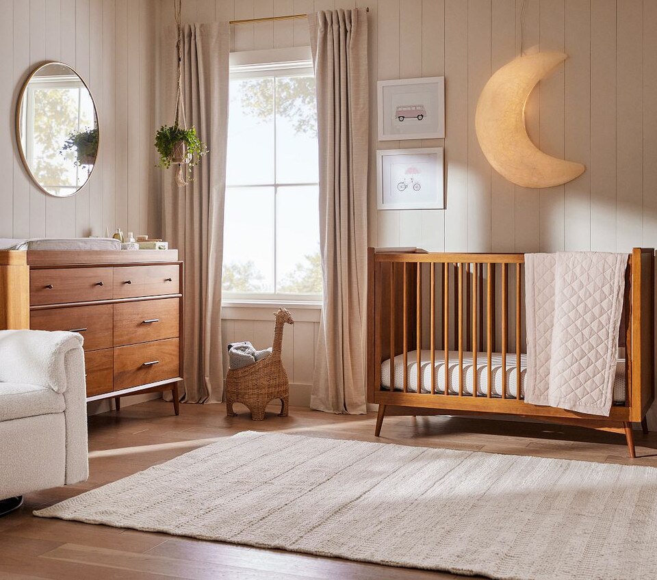 west elm x pbk Mid-Century Convertible Cot