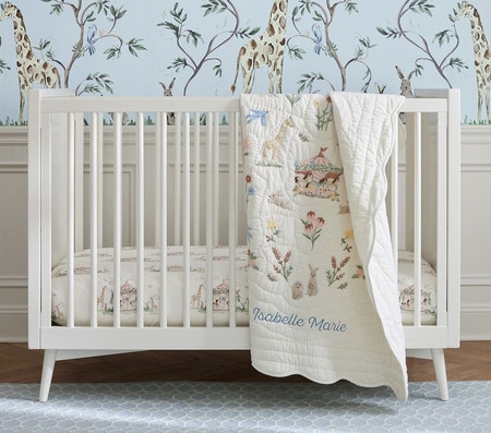 West Elm x PBK Mid-Century Cot Pottery Barn Kids UK
