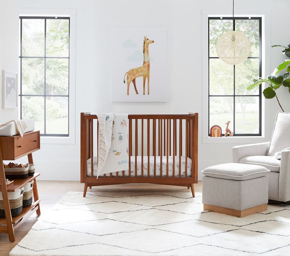 west elm x pbk Mid-Century Convertible Cot