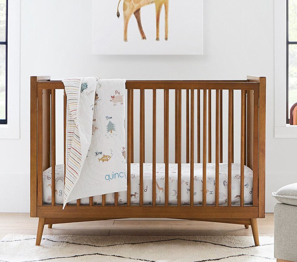 west elm x pbk Mid-Century Convertible Cot