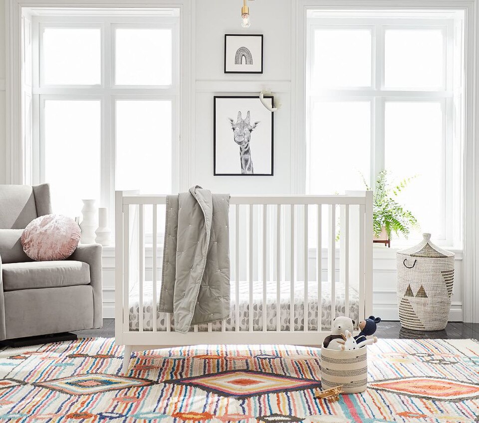 west elm x pbk Mid-Century Convertible Cot
