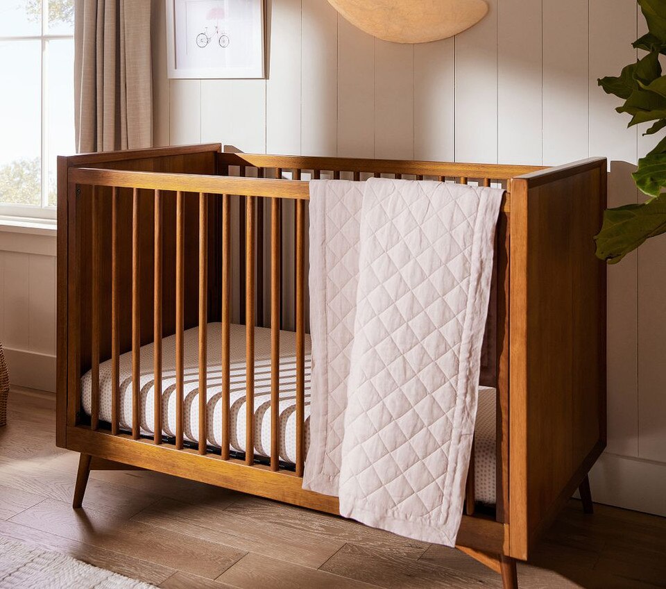 west elm x pbk Mid-Century Convertible Cot