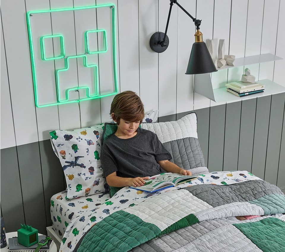 Minecraft™ Organic Sheet Set & Pillowcases