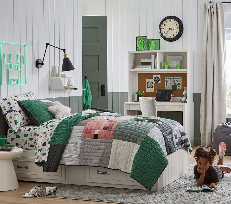 Minecraft™ Organic Sheet Set & Pillowcases