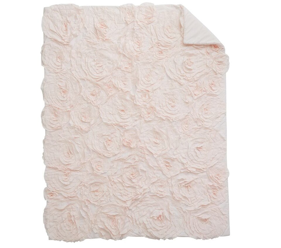 Monique Lhuillier Rosette Bedspread & Pillowcases