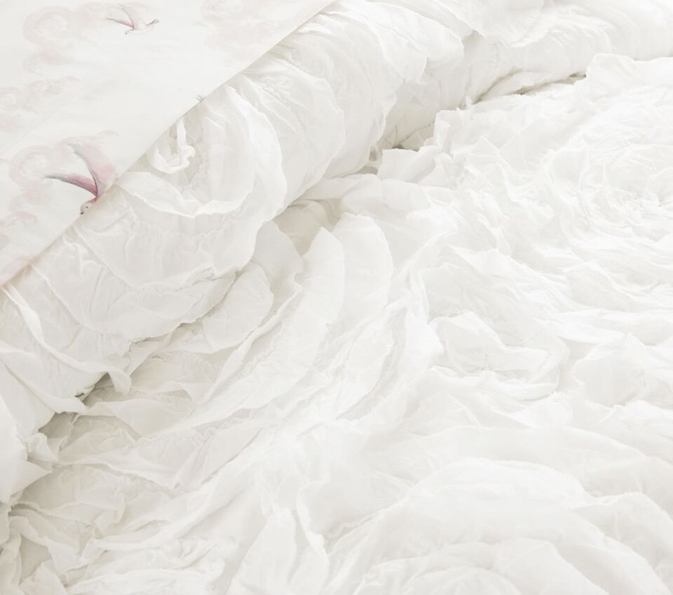 Monique Lhuillier Rosette Bedspread & Pillowcases
