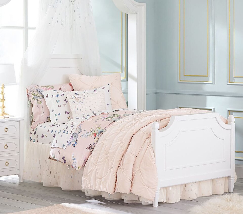 Monique Lhuillier Velvet Pintuck Quilted Bedspread & Pillowcases