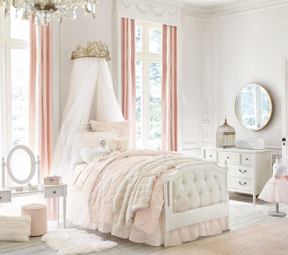 Monique Lhuillier Velvet Pintuck Quilted Bedspread & Pillowcases