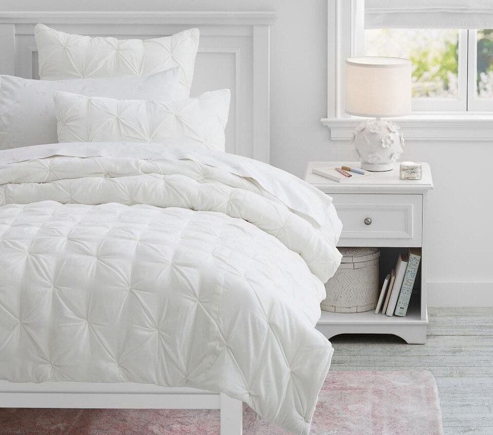 Monique Lhuillier Velvet Pintuck Quilted Bedspread & Pillowcases