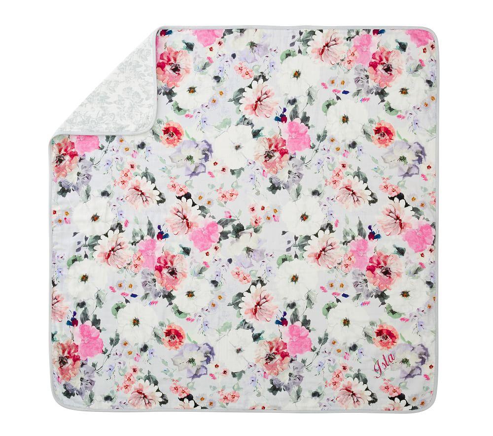 Isla Organic Muslin Baby Blanket pottery barn kids UK