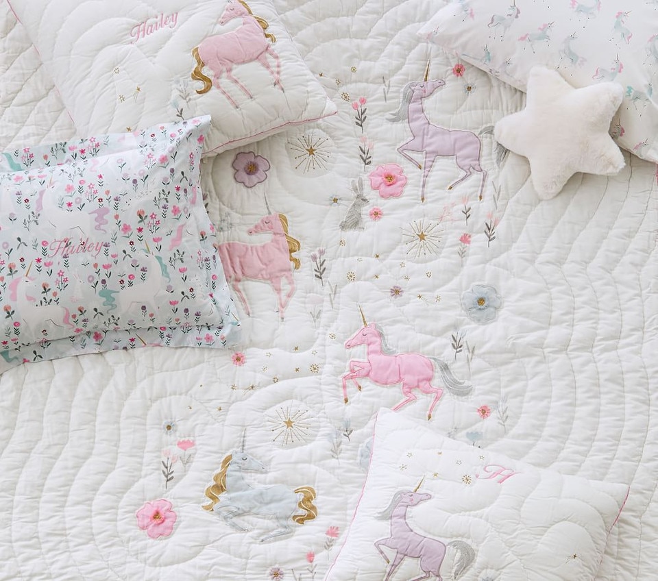 Mystical Unicorn Bedspread