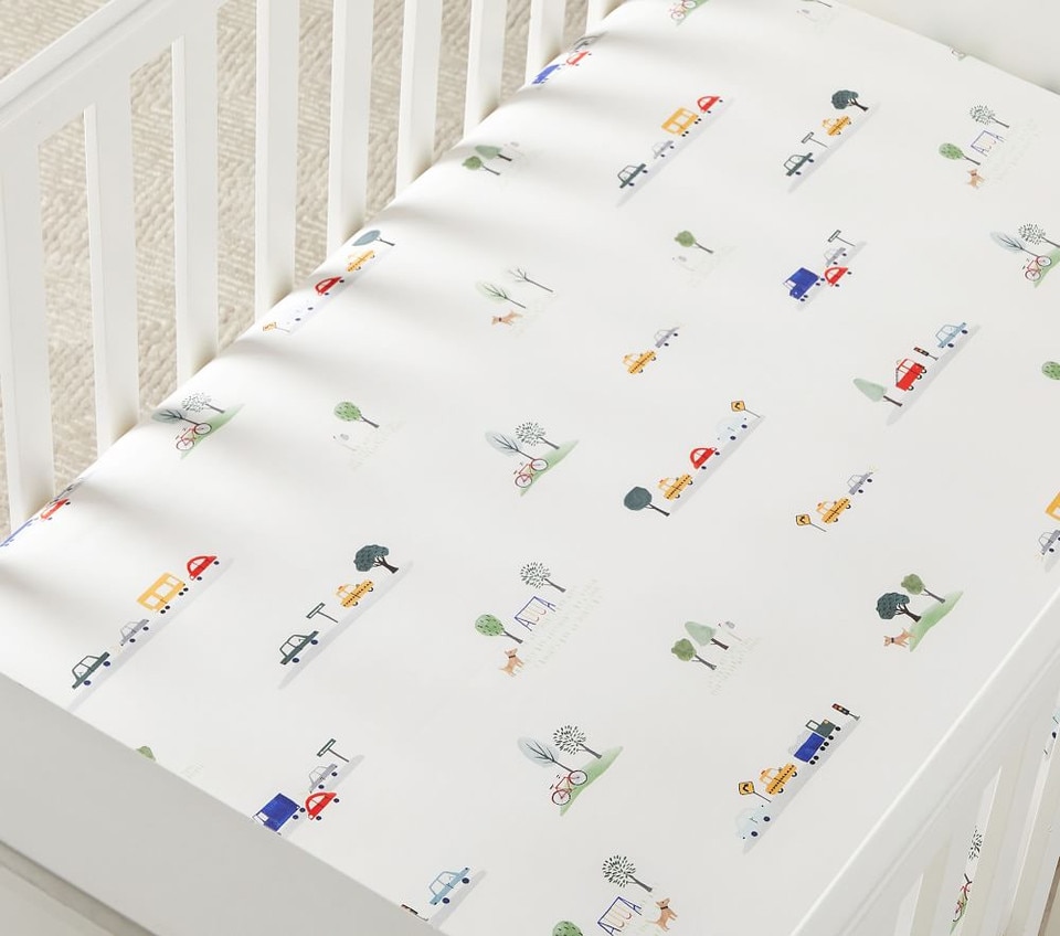 Neighbourhood Organic Cot Fitted Sheet