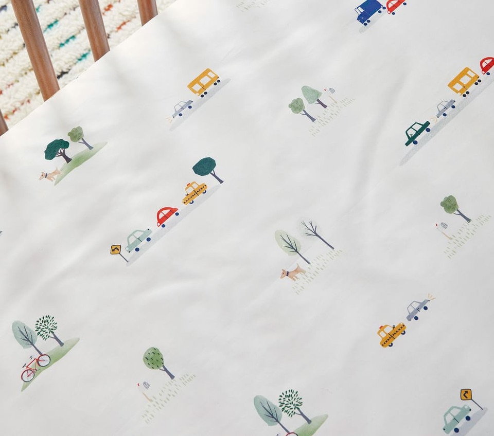Neighbourhood Organic Cot Fitted Sheet