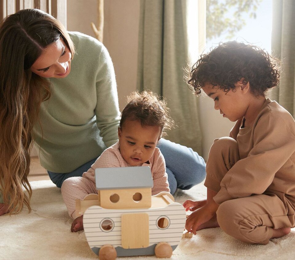 Noah's Ark Wooden Toy Set