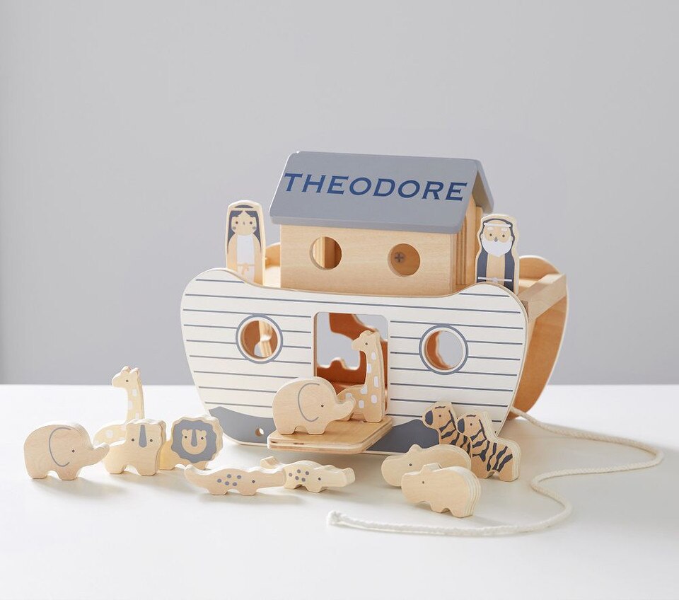 Noah's Ark Wooden Toy Set