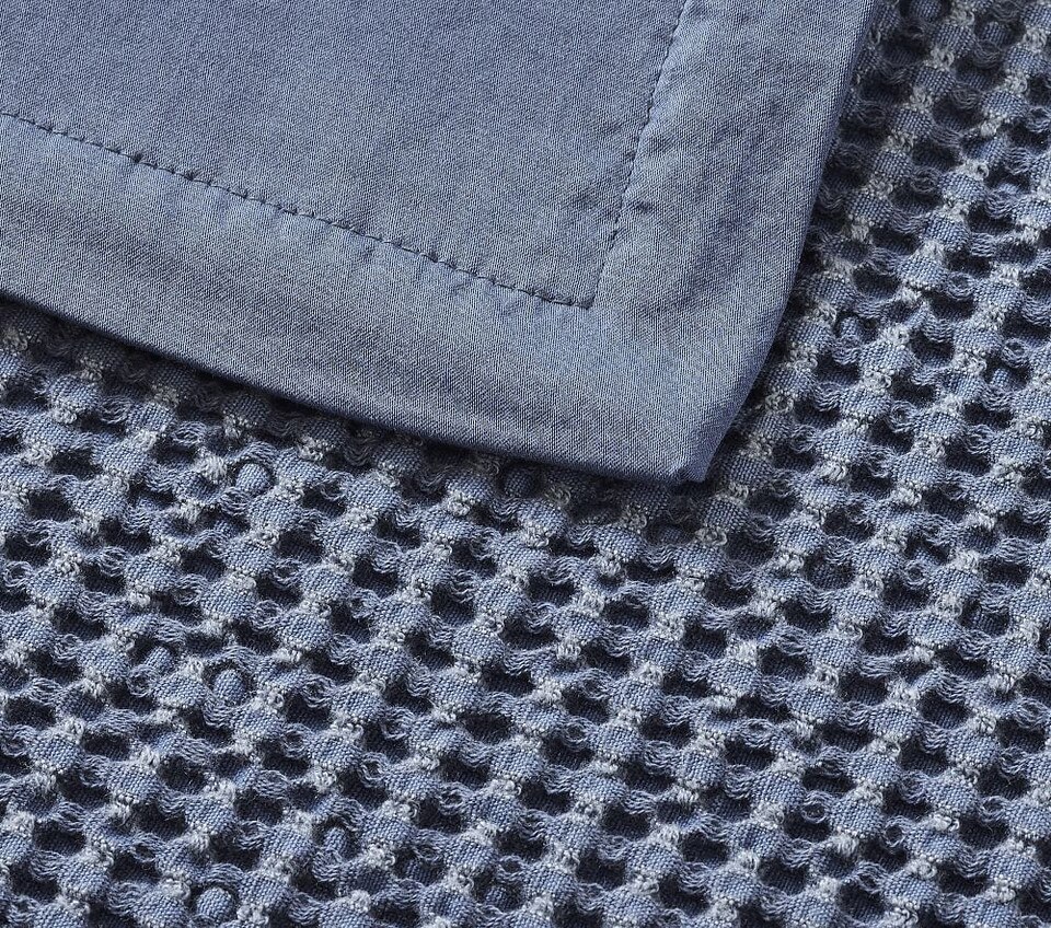 Cotton Tencel® Waffle Knit Baby Blanket