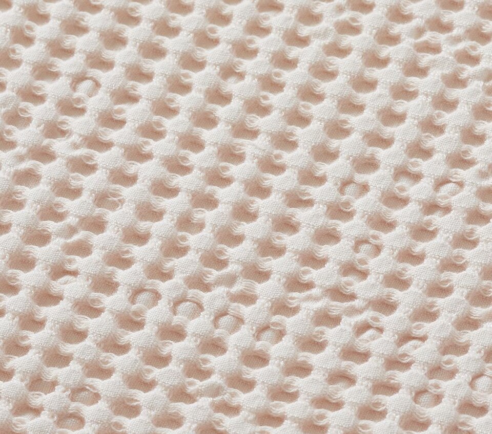 Cotton Tencel® Waffle Knit Baby Blanket