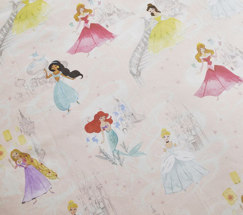 Disney Princess Castles Organic Duvet Cover & Pillowcases