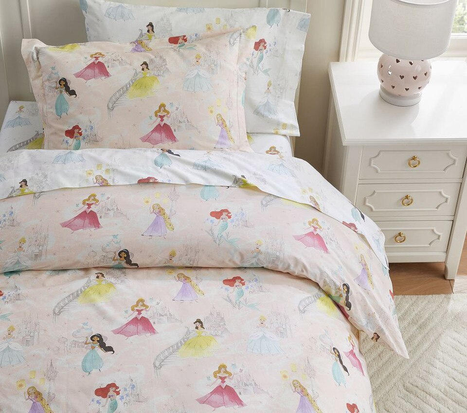 Disney Princess Castles Organic Duvet Cover & Pillowcases