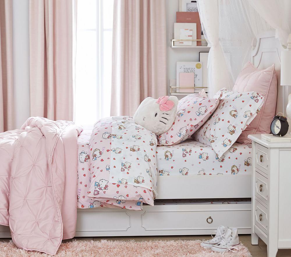 Hello Kitty® Organic Sheet Set | pottery barn kids UK