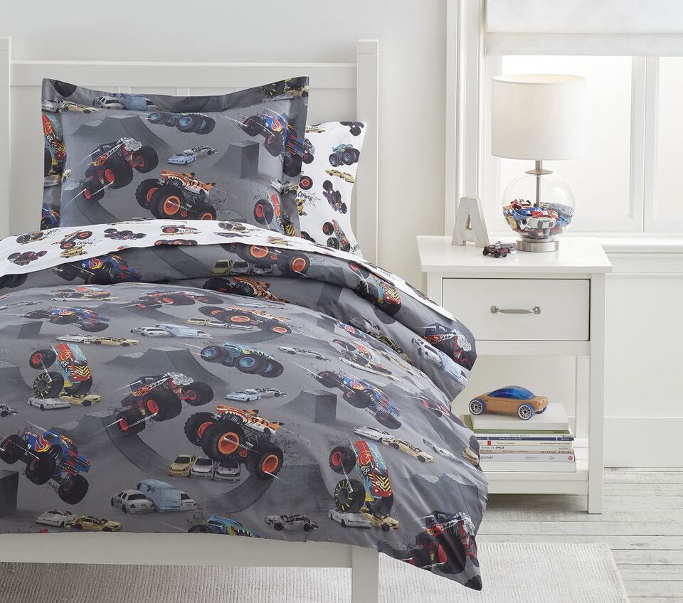 Hot Wheels™ Monster Trucks Organic Sheet Set & Pillowcases