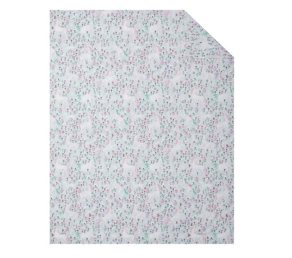 Organic Mystical Unicorn Duvet Cover