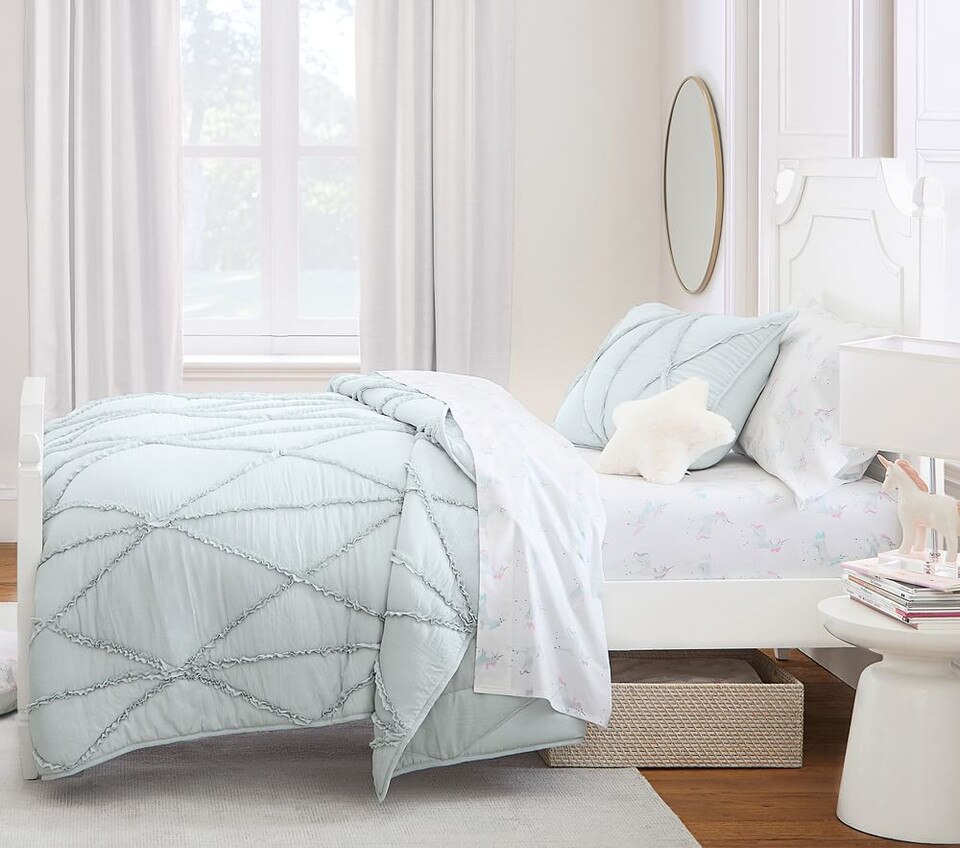 Organic Mystical Unicorn Sheet Set, Single, Multi