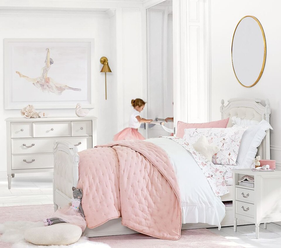 Organic Ballerina Sheet Set, Pink Multi