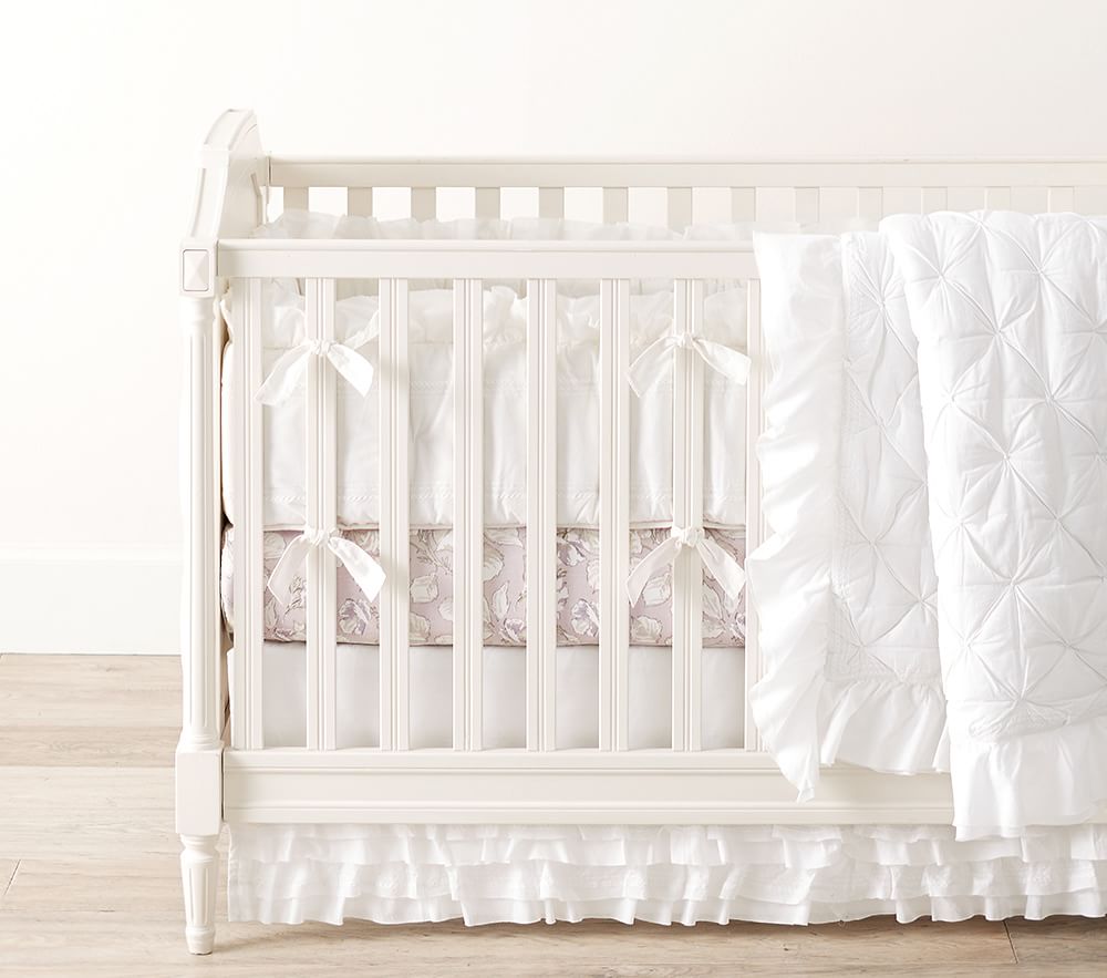 Organic Sa Ruffle Baby Bed Linen Pottery Barn Kids Uk Sku Organic Sa Ruffle Baby Bedding Girl Uk