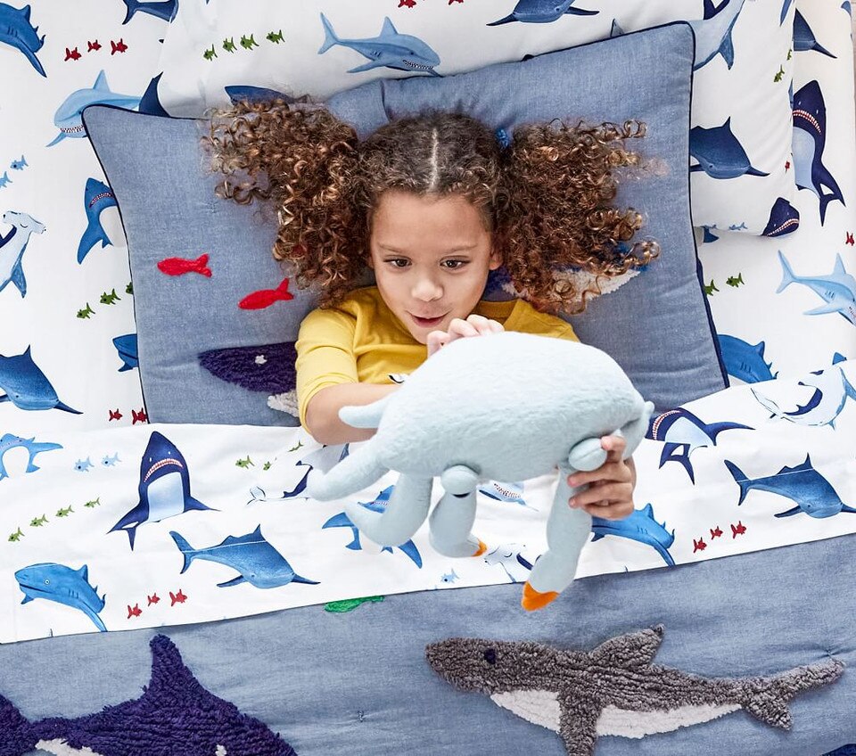 Shark Bite Organic Sheet Set & Pillowcases