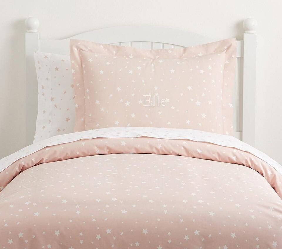 Organic Shining Star Glow-in-the-Dark Duvet Cover