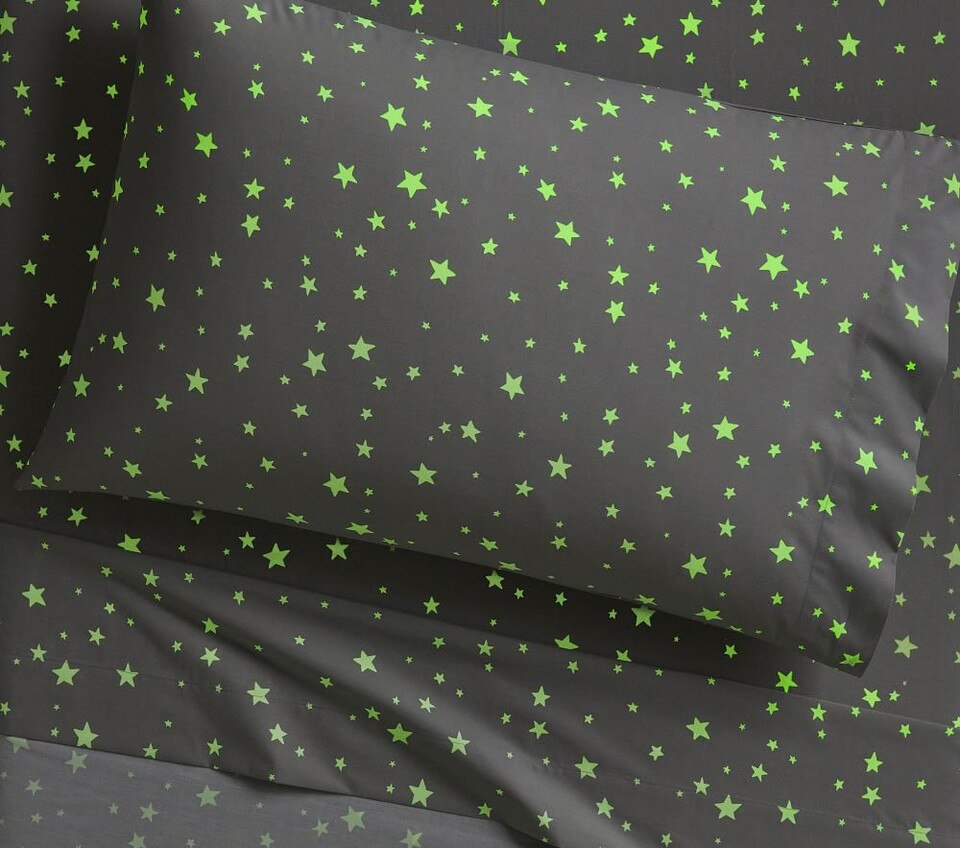 Shining Star Glow-in-the-Dark Sheet Set & Pillowcases