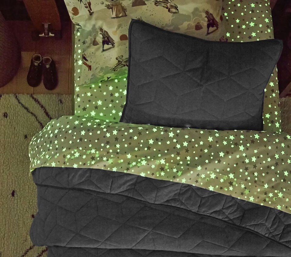 Shining Star Glow-in-the-Dark Sheet Set & Pillowcases
