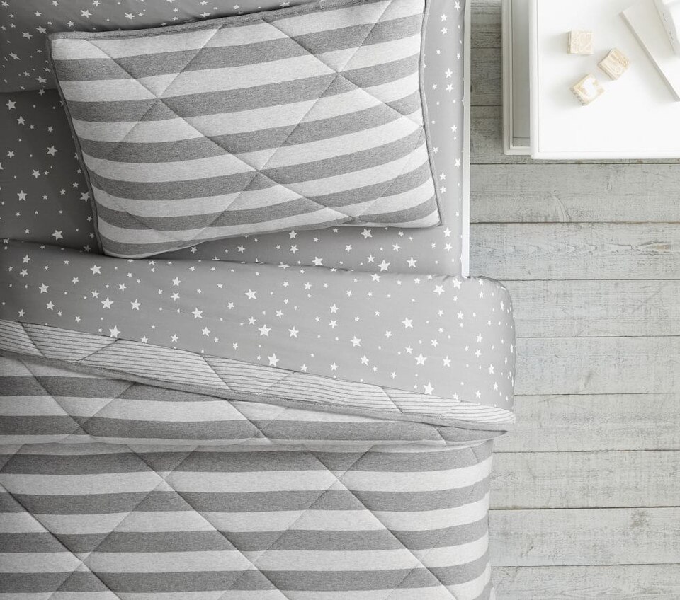 Shining Star Glow-in-the-Dark Sheet Set & Pillowcases
