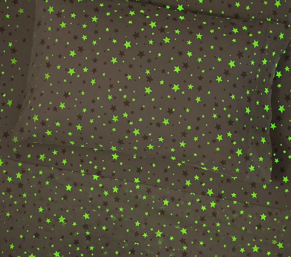 Shining Star Glow-in-the-Dark Sheet Set & Pillowcases