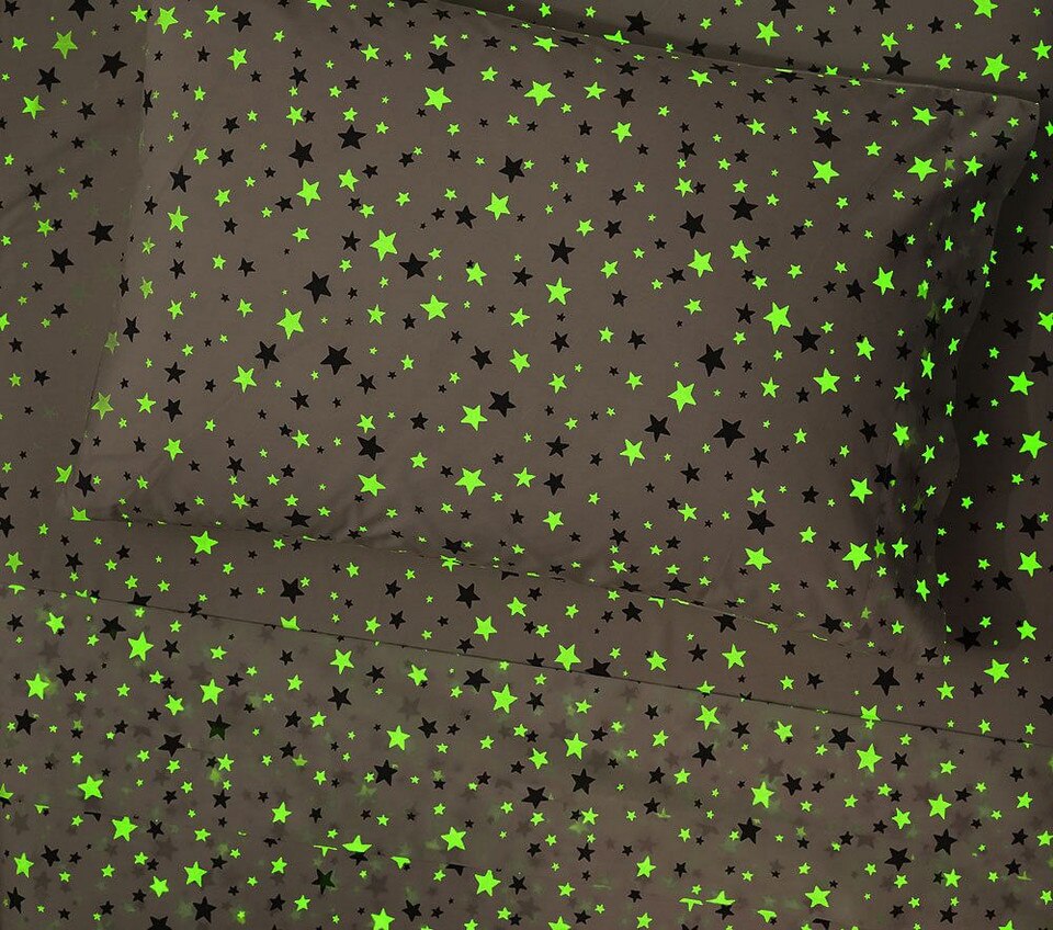 Shining Star Glow-in-the-Dark Sheet Set & Pillowcases