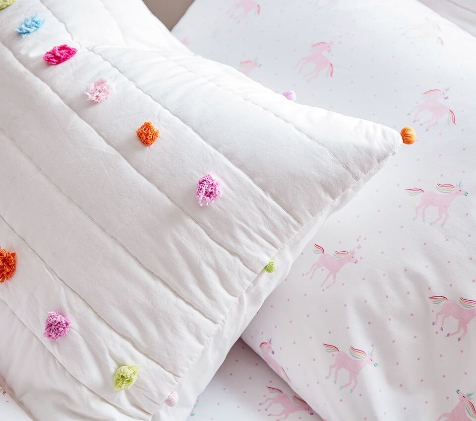 Organic Unicorn Rainbow Sheet Set