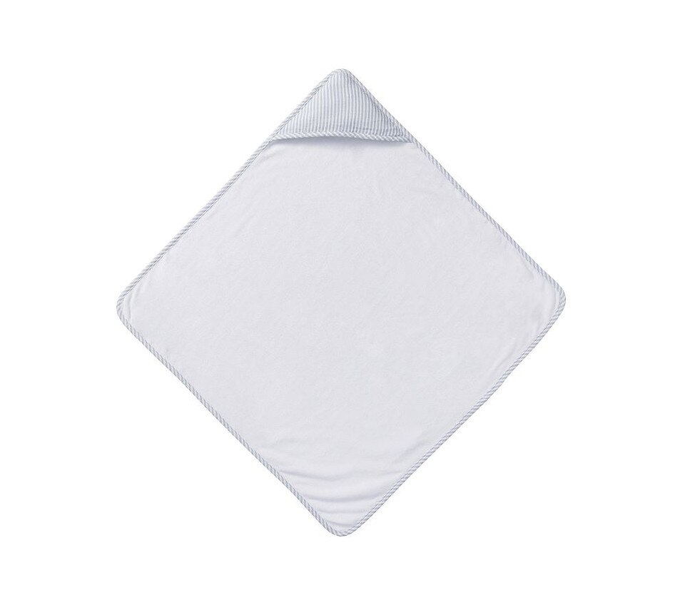 Oxford Stripe Baby Hooded Towel