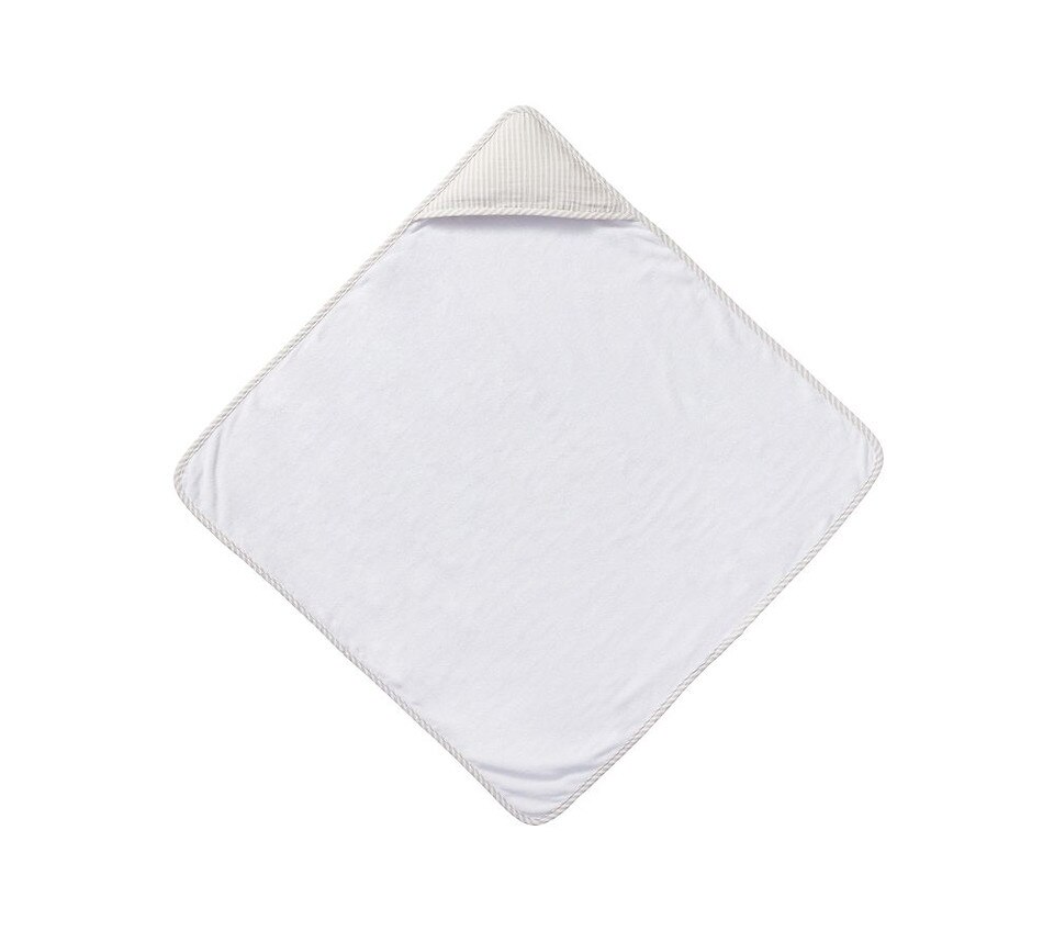 Oxford Stripe Baby Hooded Towel