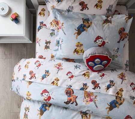 PAW Patrol™ Organic Sheet Set Pillowcase Pottery Barn Kids UK