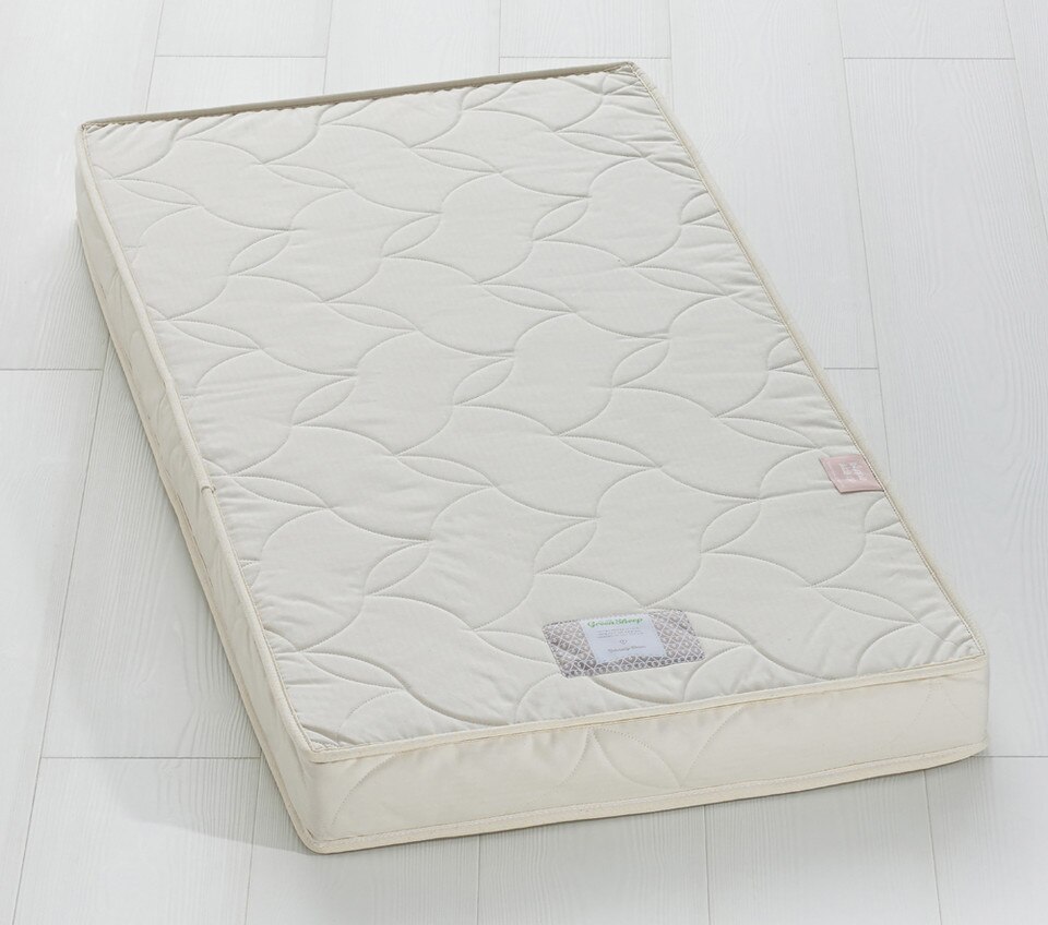 Twist Natural Cot Mattress by The Little Green Sheep
